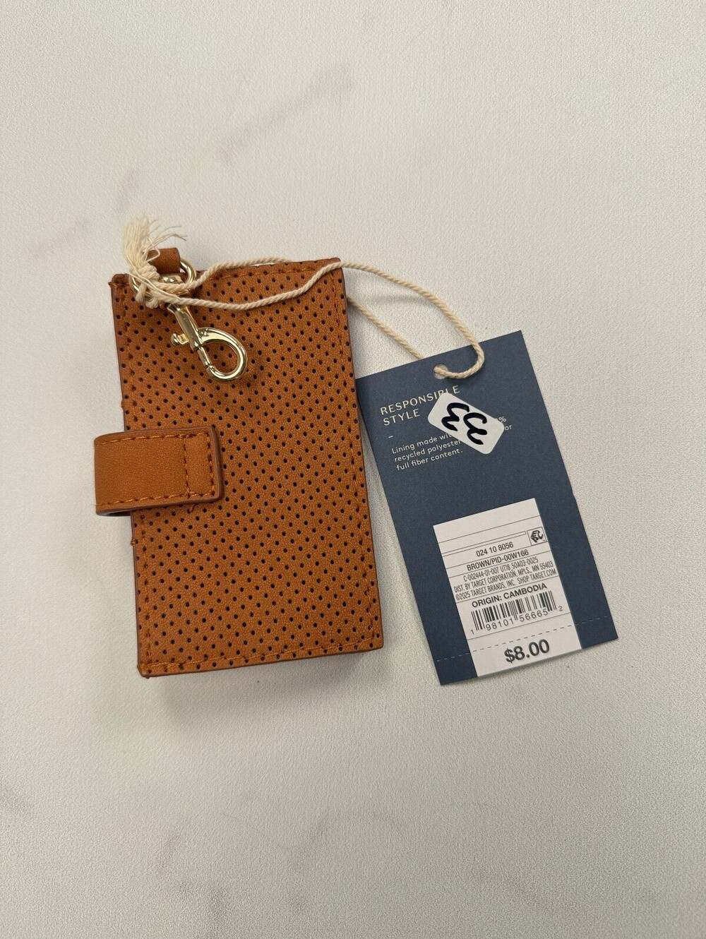 Universal Threads Wallet Case Tan Modern Classic Style